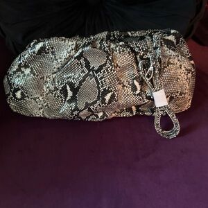 Snakeskin Clutch Bag